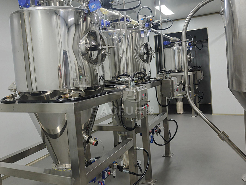 小食品面粉供料系统客户现场