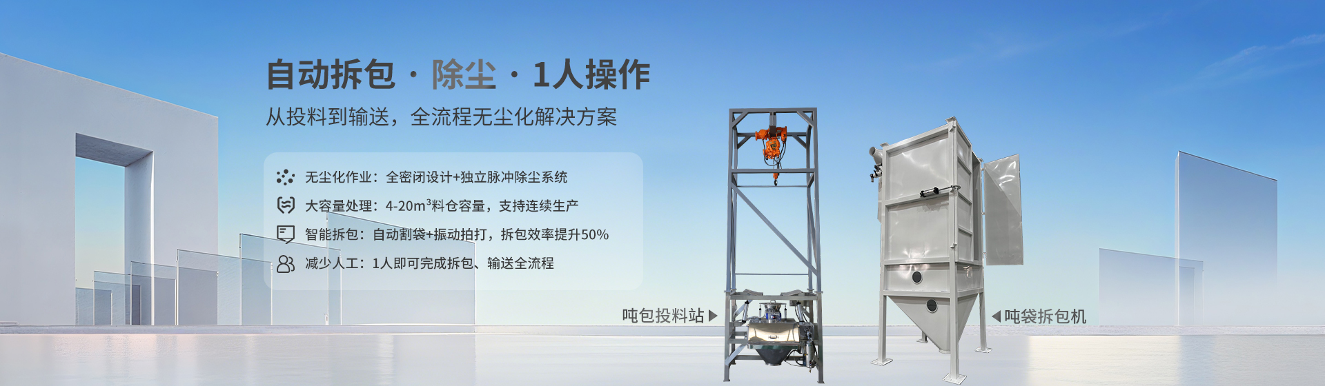 吨袋拆包机banner