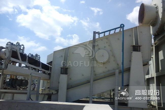 YK圆振动筛客户现场