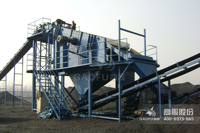 YK圆振动筛客户现场