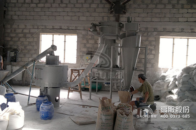 立式气流筛客户现场